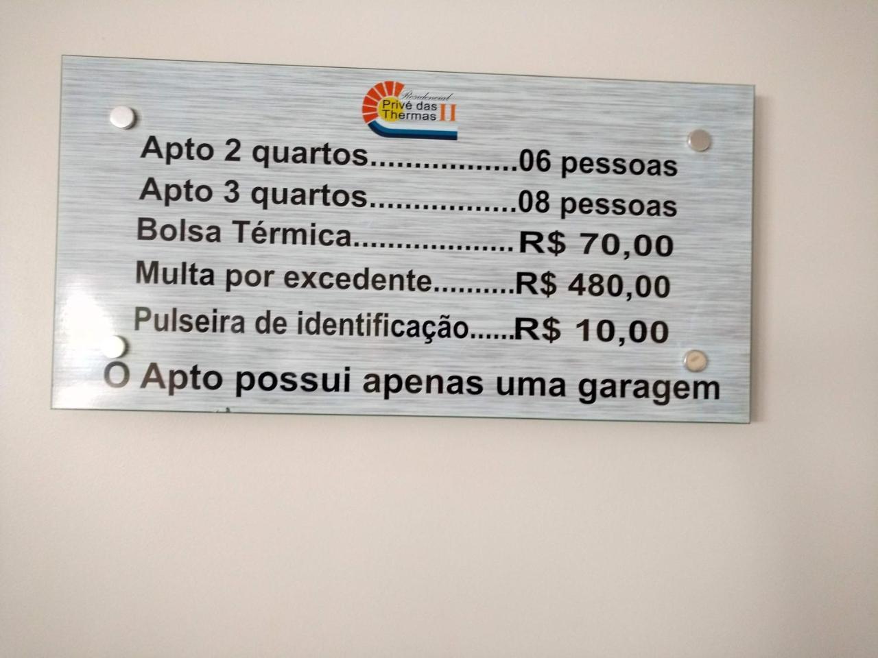 Caldas Novas - Prive Das Thermas II - Apt 2 Qts Suite Vista Pq Aquatico Exterior foto